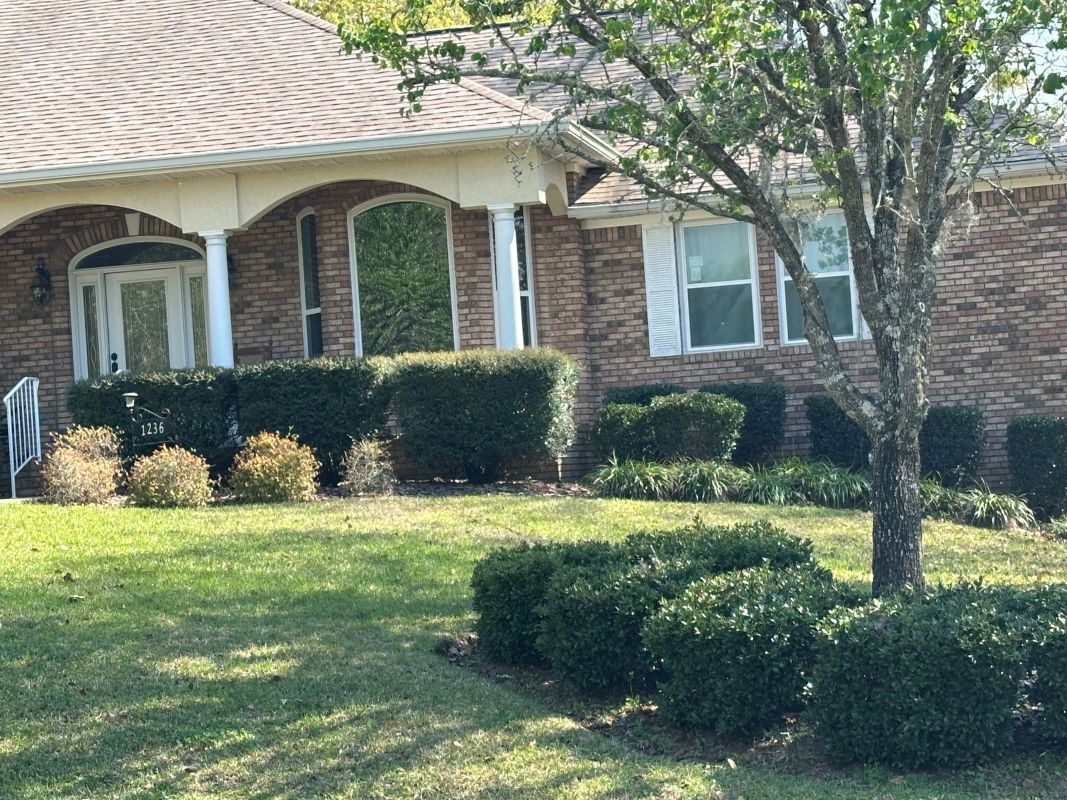 Large Special Shape Picture window in bay